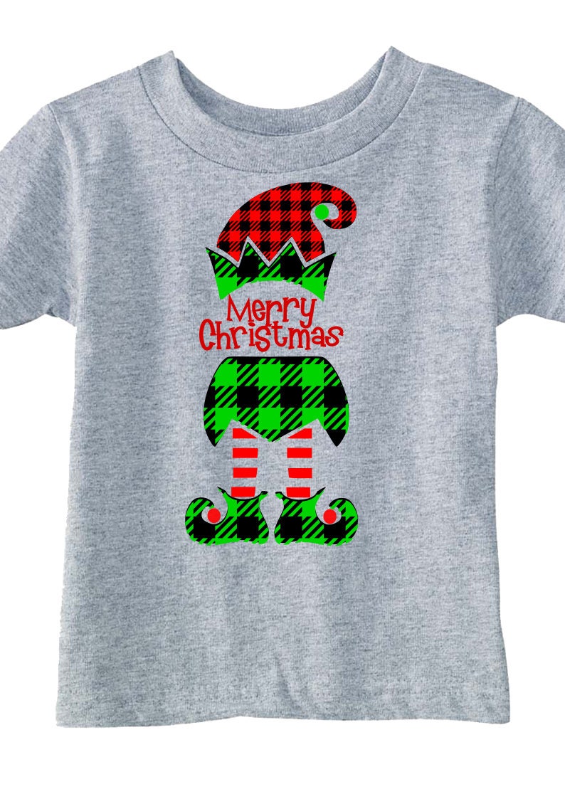 Download Elf Monogram Svg Buffalo Plaid Christmas Elf Svg Elf Svg | Etsy