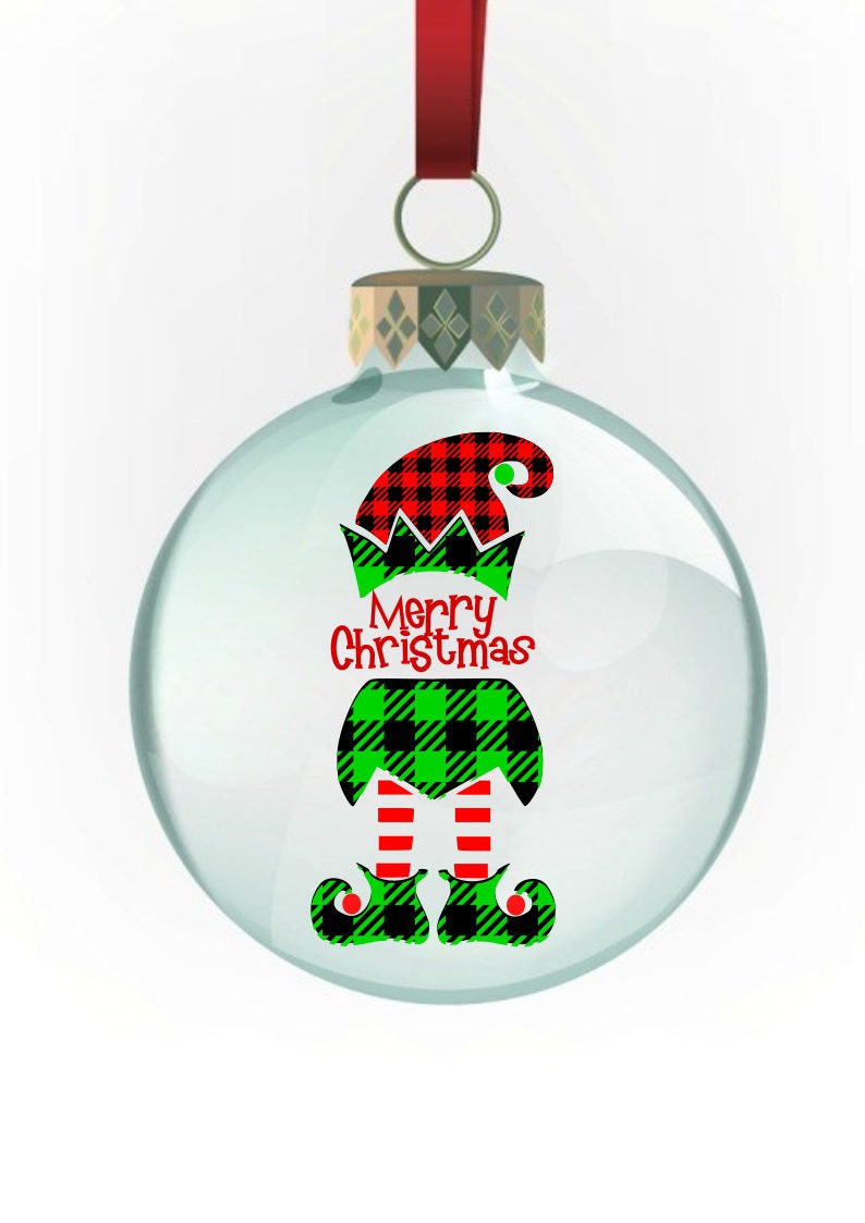 Download Elf Monogram Svg Buffalo Plaid Christmas Elf Svg Elf Svg ...
