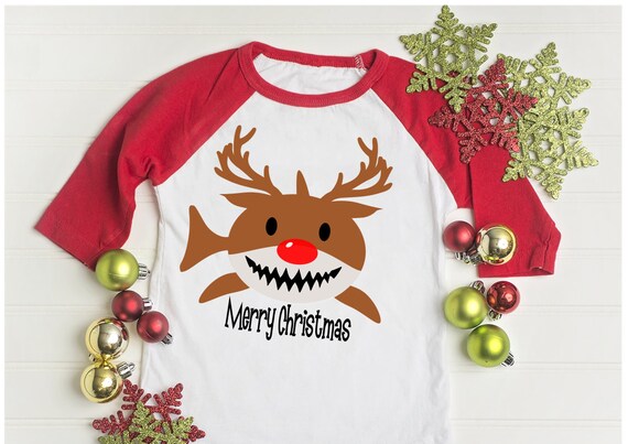 Download Reindeer Shark Svg Reindeer Svg Christmas Shark Svg Etsy