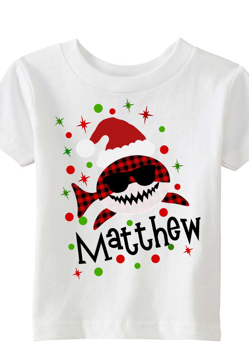 Download Santa Svg Shark Svg Santa Shark Svg Christmas Svg Boy | Etsy