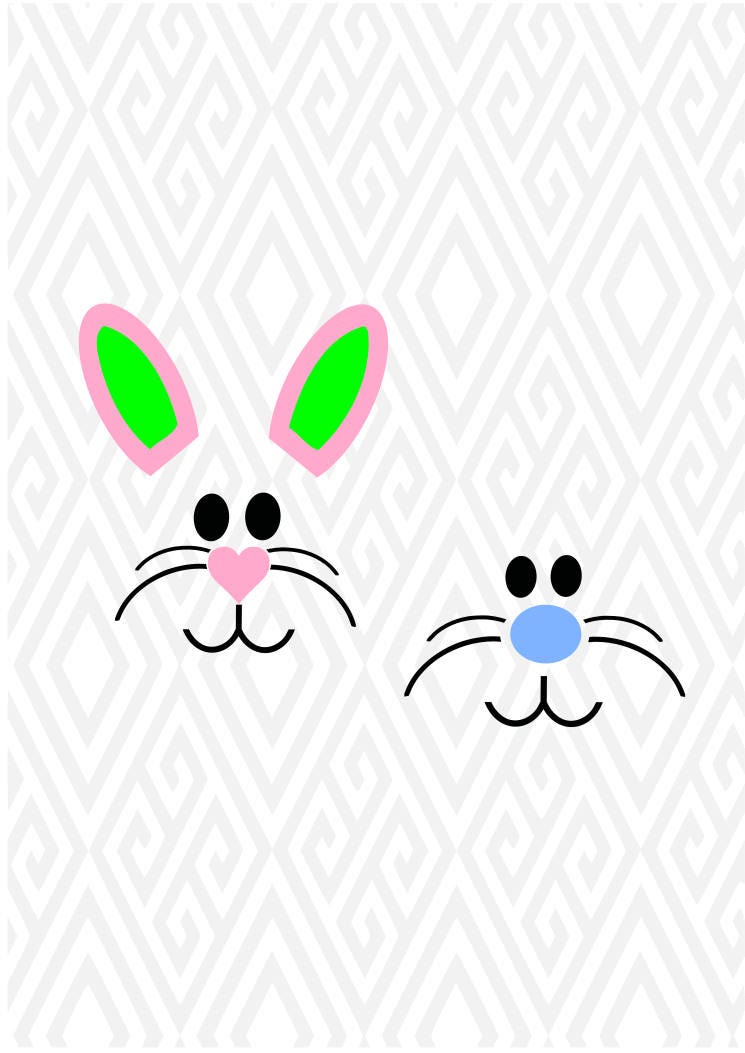Download Bunny Face SVG DXF AI Eps Jpeg Png and Pdf Cutting Files ...