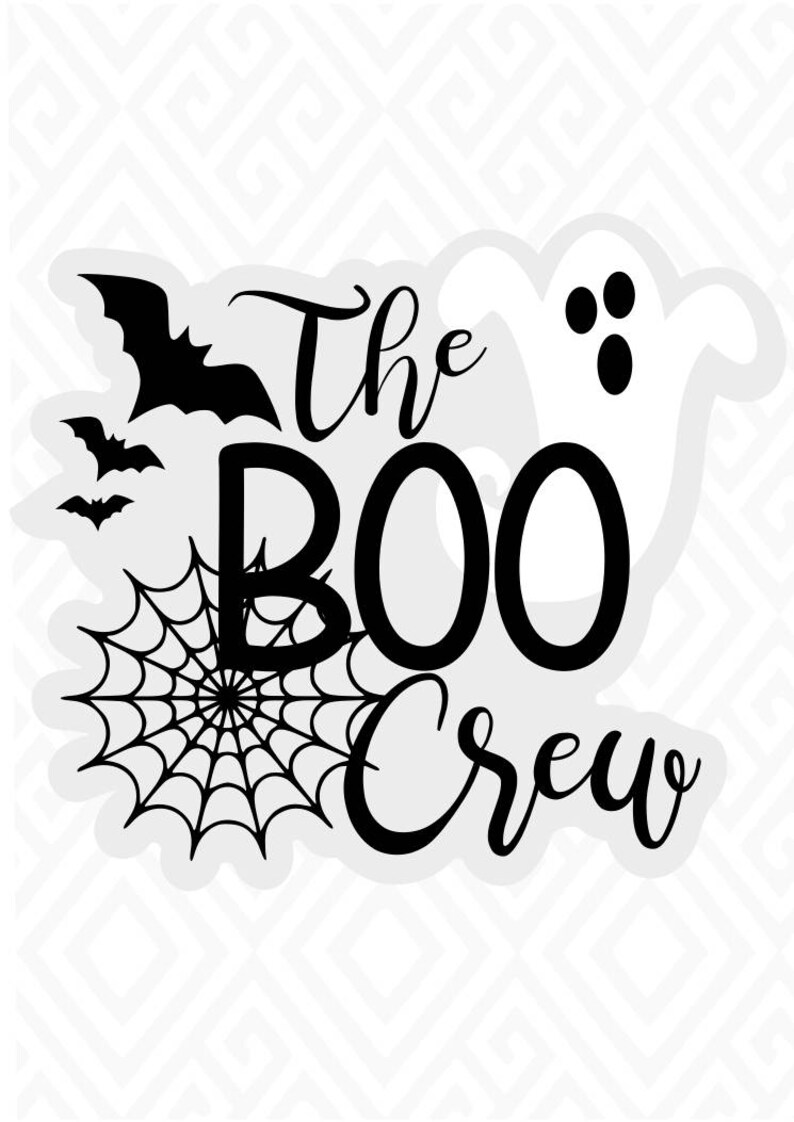 Download The Boo Crew Halloween Svg SVG DXF EPS Ai Png Jpeg | Etsy