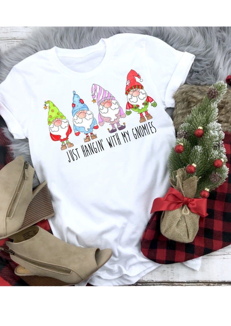 Hangin' With My Gnomies Gnome Christmas Sublimation | Etsy
