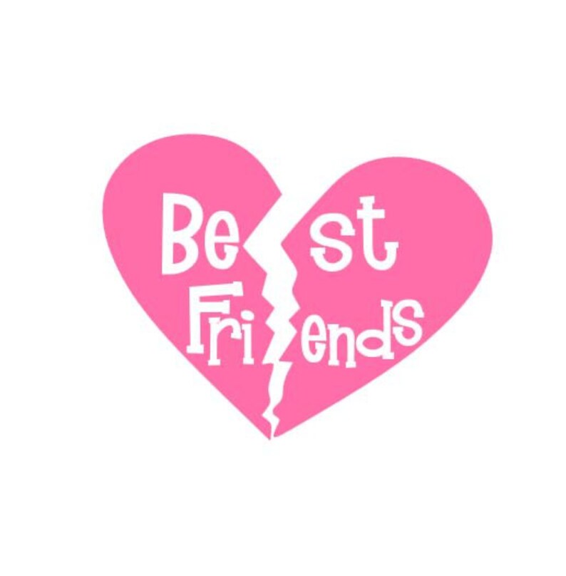 Free Free Best Friends Svg Heart 45 SVG PNG EPS DXF File