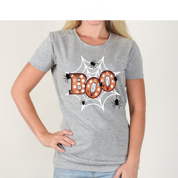 Halloween Sublimation Design, Boo PNG, Halloween T Shirt Design, Png, Halloween Clip Art, Print Designs