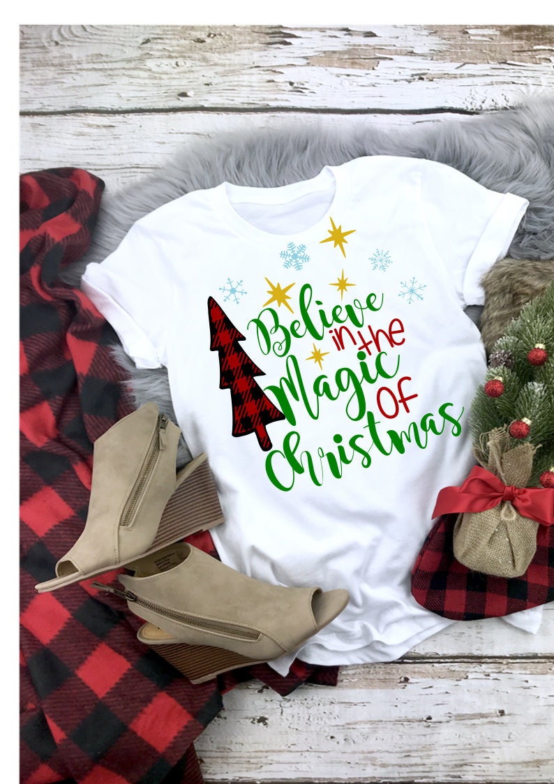 Download Christmas SVG Believe in the Magic SVG Christmas Clipart ...