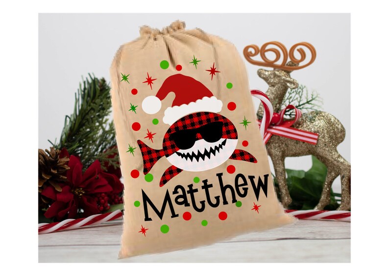 Download Santa Svg Shark Svg Santa Shark Svg Christmas Svg Boy | Etsy
