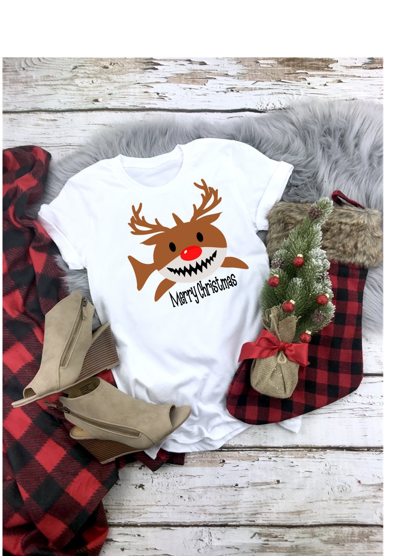Download Reindeer Shark SVG Reindeer SVG Christmas Shark SVG | Etsy