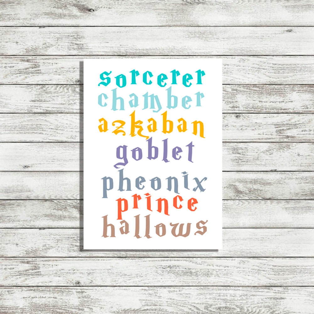 harry potter quote printable etsy