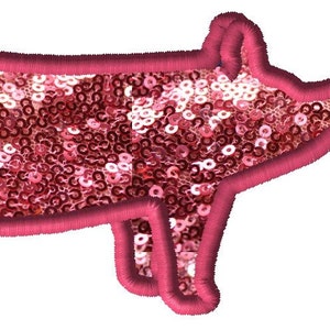 4X4 APPLIQUE PIG embroidery design! Embroidery design for machine.  Show steers cattle 4H pride Fair Queen, pigs sheep goats lambs steer