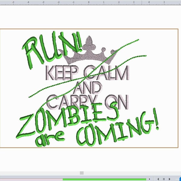 8X12 DON'T Keep Calm. Run, Zombies are coming!  For all of you walking dead lovers out there, here is the perfect fan shirt design!