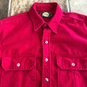 Vintage CABELA'S Red Cotton Chamois Shirt Jacket | Large | Ivy League Trad  - Etsy