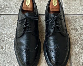 Vintage FLORSHEIM Brown Shell Cordovan Long Wing Bluchers | Size