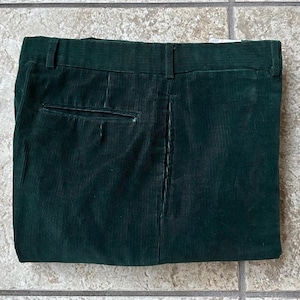 1960s Gray Dacron Cotton Sharkskin Trousers Pants | 33 X 26.25