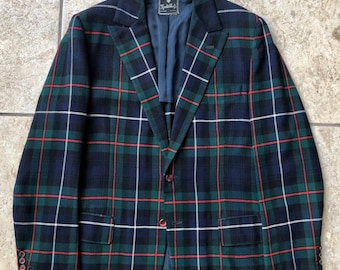 Size 42 44 Vintage 1950s Men's Double Breasted Gabardine