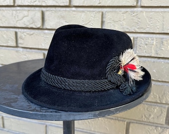 1960s DOBBS Camel Fur Felt Trilby Hat | Size 6 7/8 | Ivy League Trad