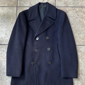 [完売品]Wool melton over coat Wool Melton Peacoat with Hood / BLACK | OVERCOAT(オーバー