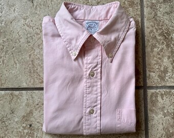 トップス 60's Vintage BrooksBrothers BD 6 Button 60s Six Button Vintage Brooks Brothers Makers Yellow Striped