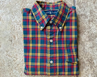 Vintage HILDITCH & KEY Button-down Shirt ~ 15 1/2 R ~ Broadcloth 