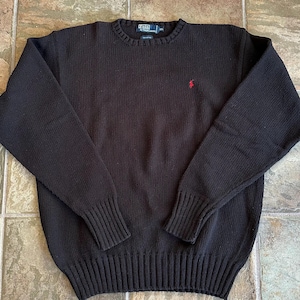 Vintage Polo Bear Sweater Xl - Etsy