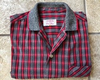 Jaren 60 VAN HEUSEN Groen geruit katoenen sportshirt met luskraag Klein VANOPRESS Ivy League Trad Etsy Belgie