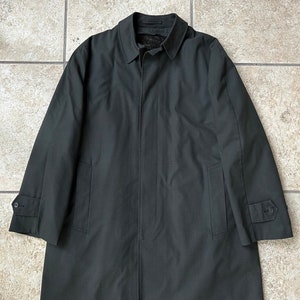 1960s USMA Black Melton Wool Parka Jacket | Medium | West