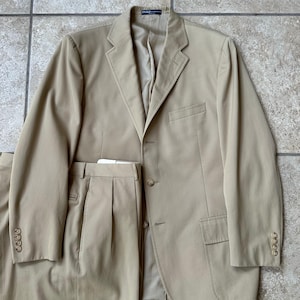 polo by ralph lauren SUIT スーツ vintage Purchased on eBay: The Polo RL Cotton DB Suit | a little bit