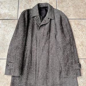 Tweed Balmacaan - Etsy