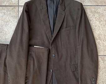 Vintage Late 50's - Early 60's -oxxford- Men's Suit Jacket. Brown