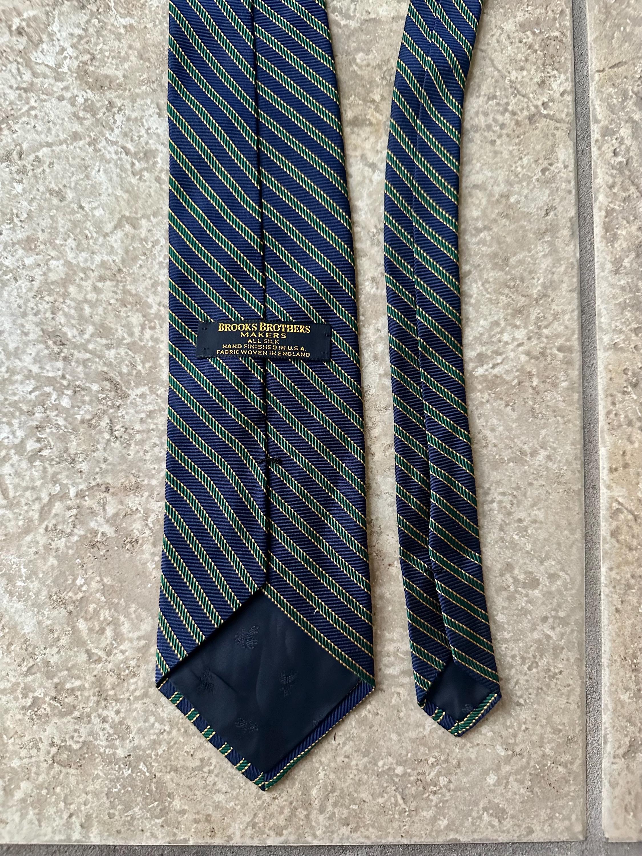 ヴィンテージ ブルックス ブラザーズ ネイビーブルー＆グリーン レジ