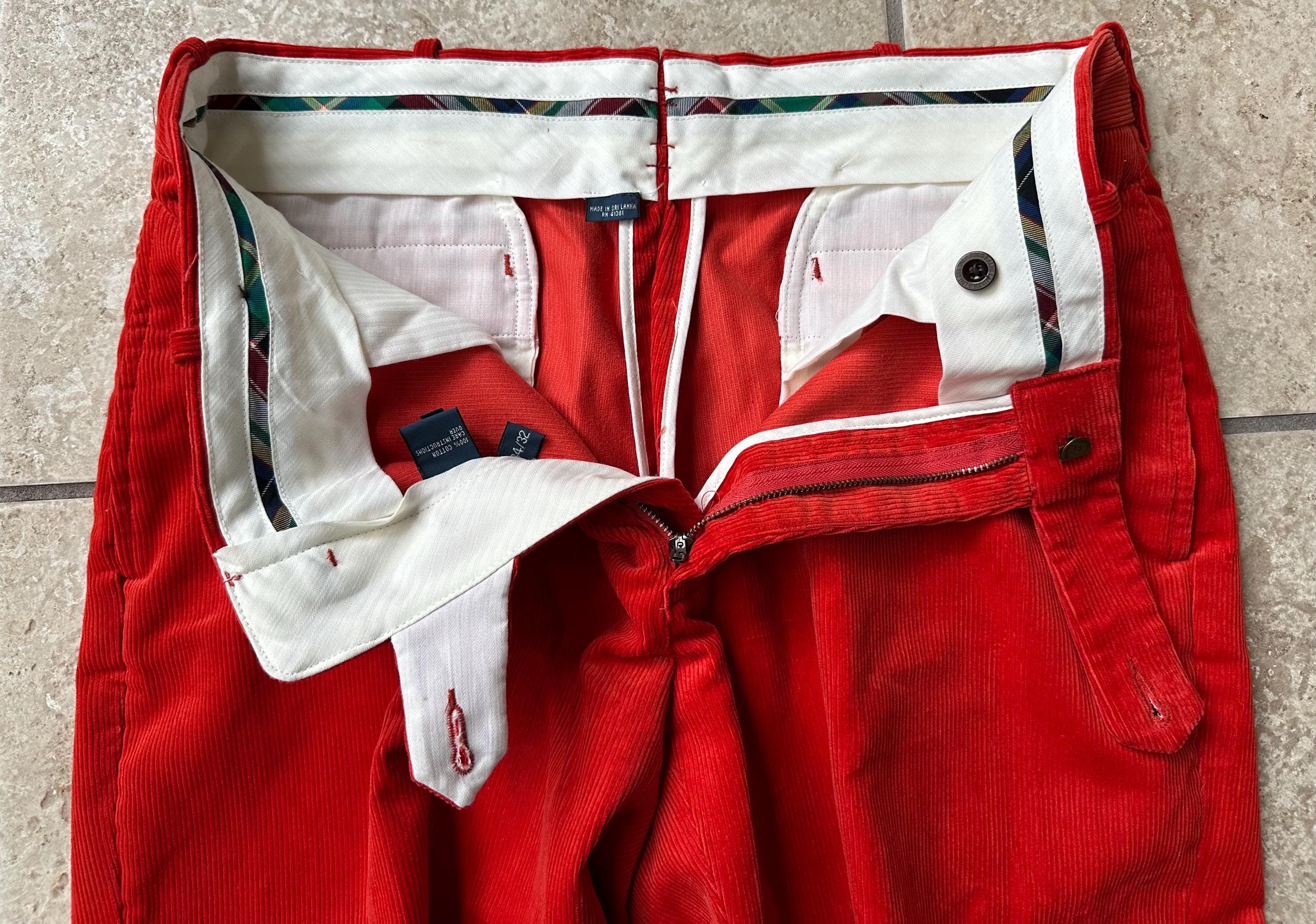 ラルフローレン POLO CORDS TALON MADE IN USA VTG Polo Ralph Lauren Made In USA Corduroy Polo Cords Pants