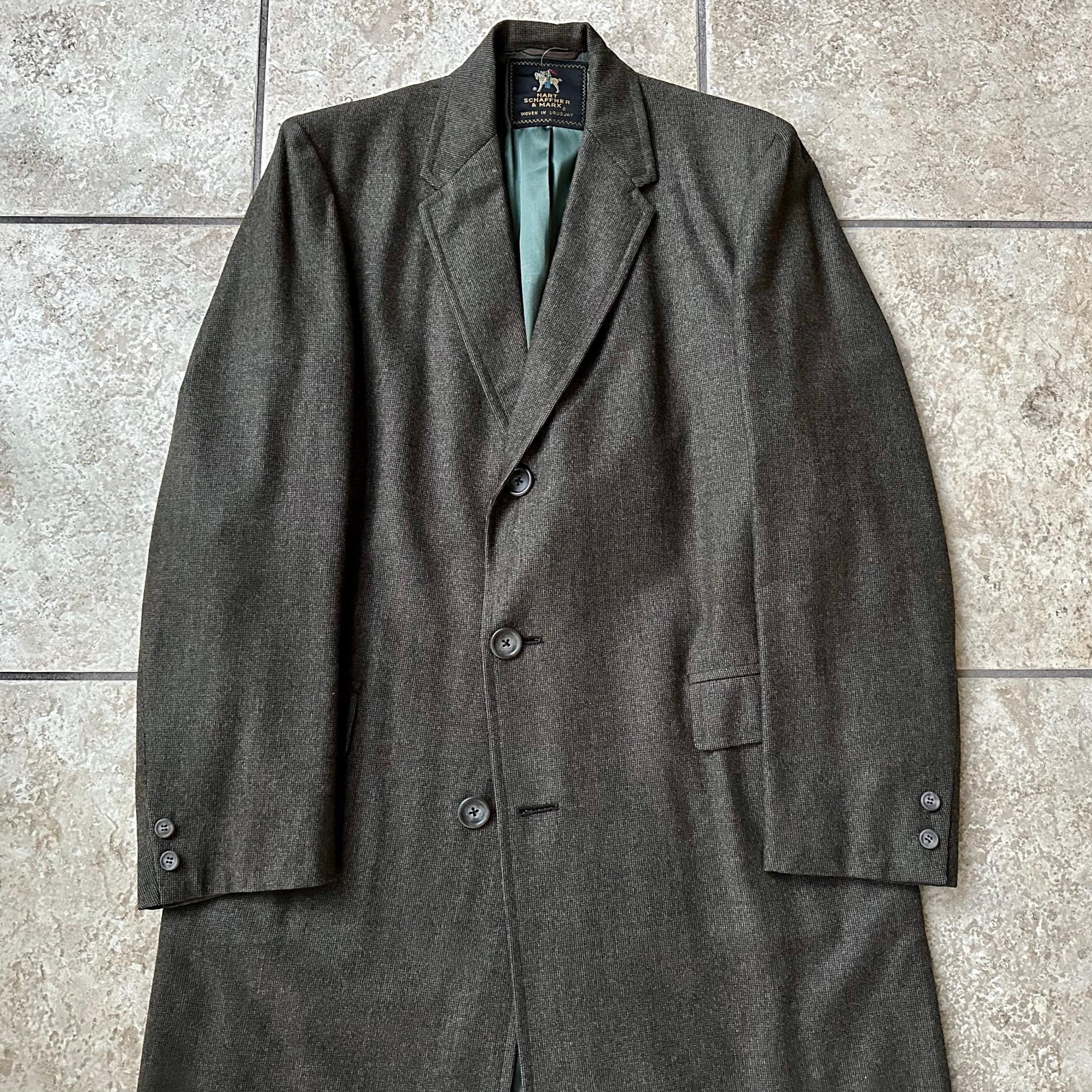 Long Balmacaan Coat Wool Men - Etsy