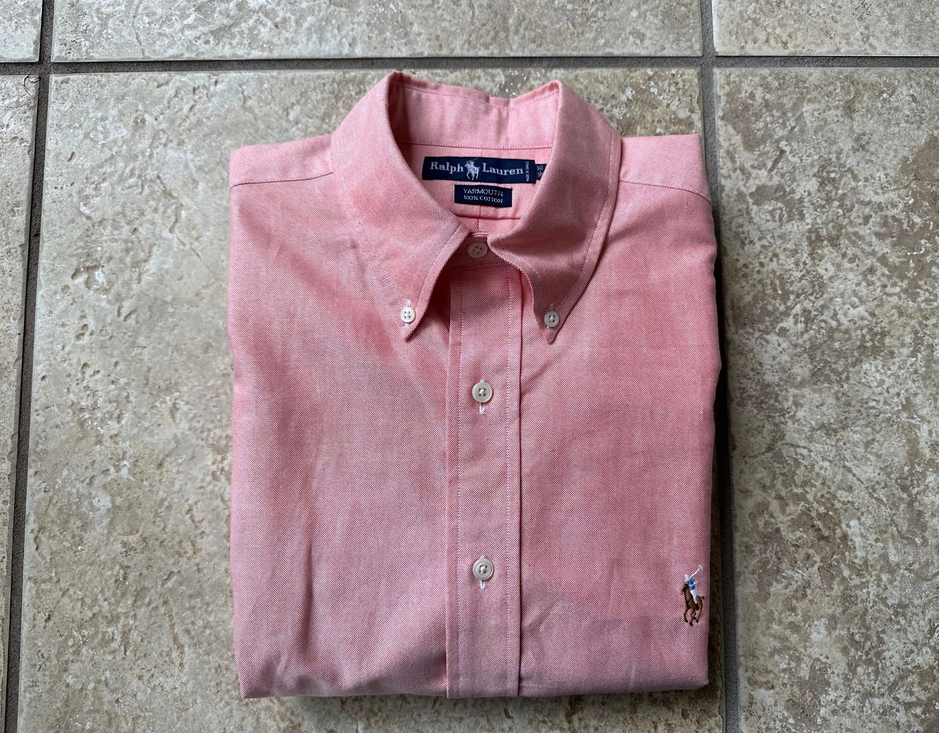 Ralph lauren oxford pink best sale