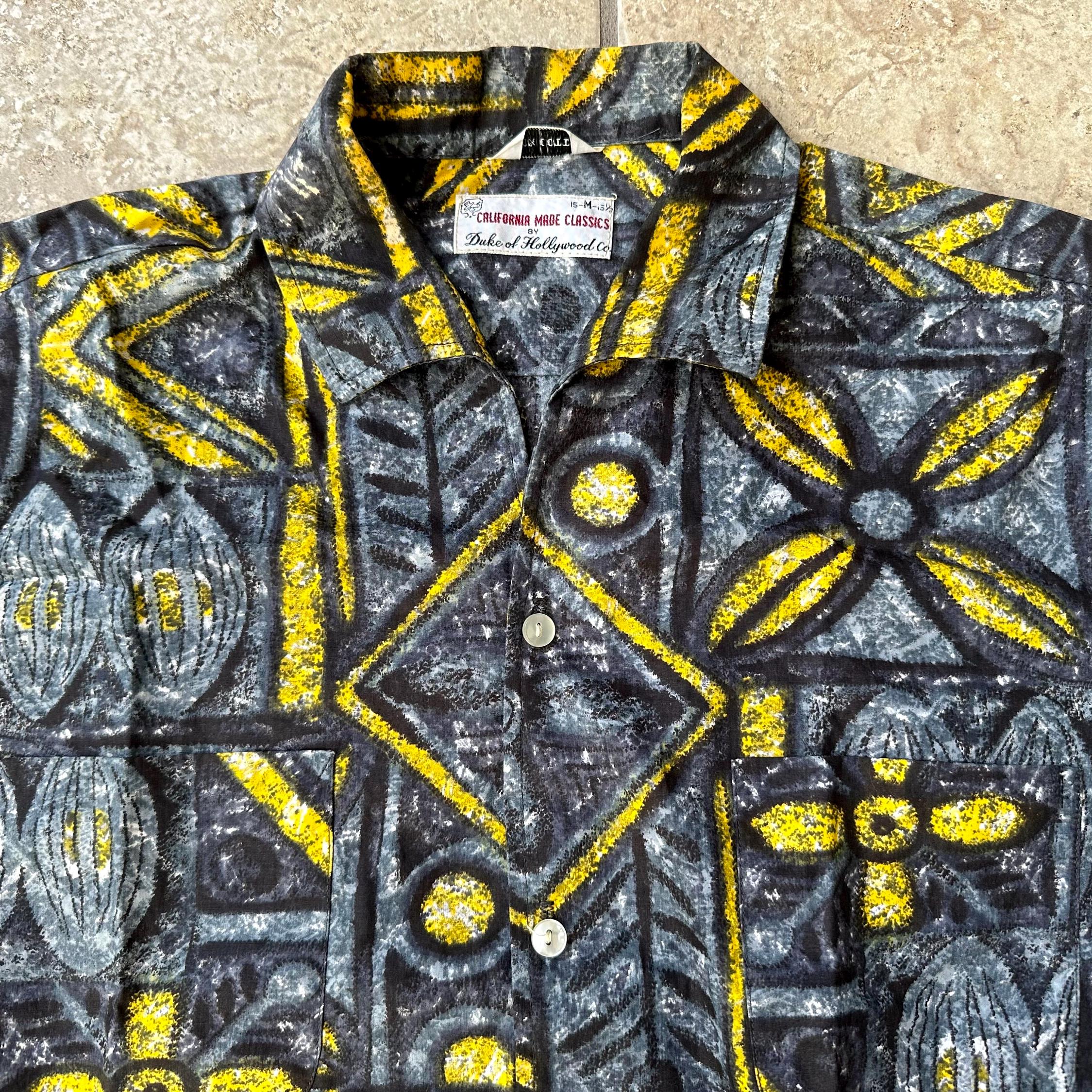 1960's Duke of Hollywood Rayon L/S Shirt | Unwave