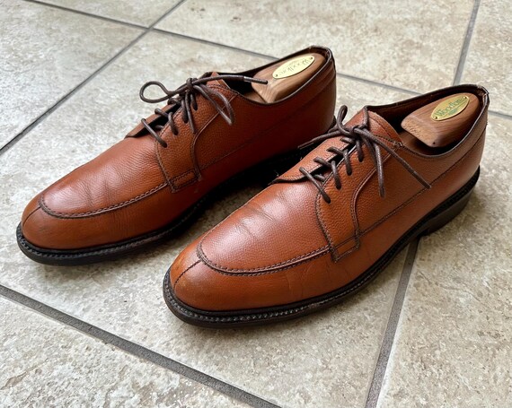 Vintage USA Made Walk-Over Norwegian Derby Brown Leather Shoes Size 8.5 Wide Walk-Over | Shoes | Vintage Usa Made Walkover Norwegian  main image 4