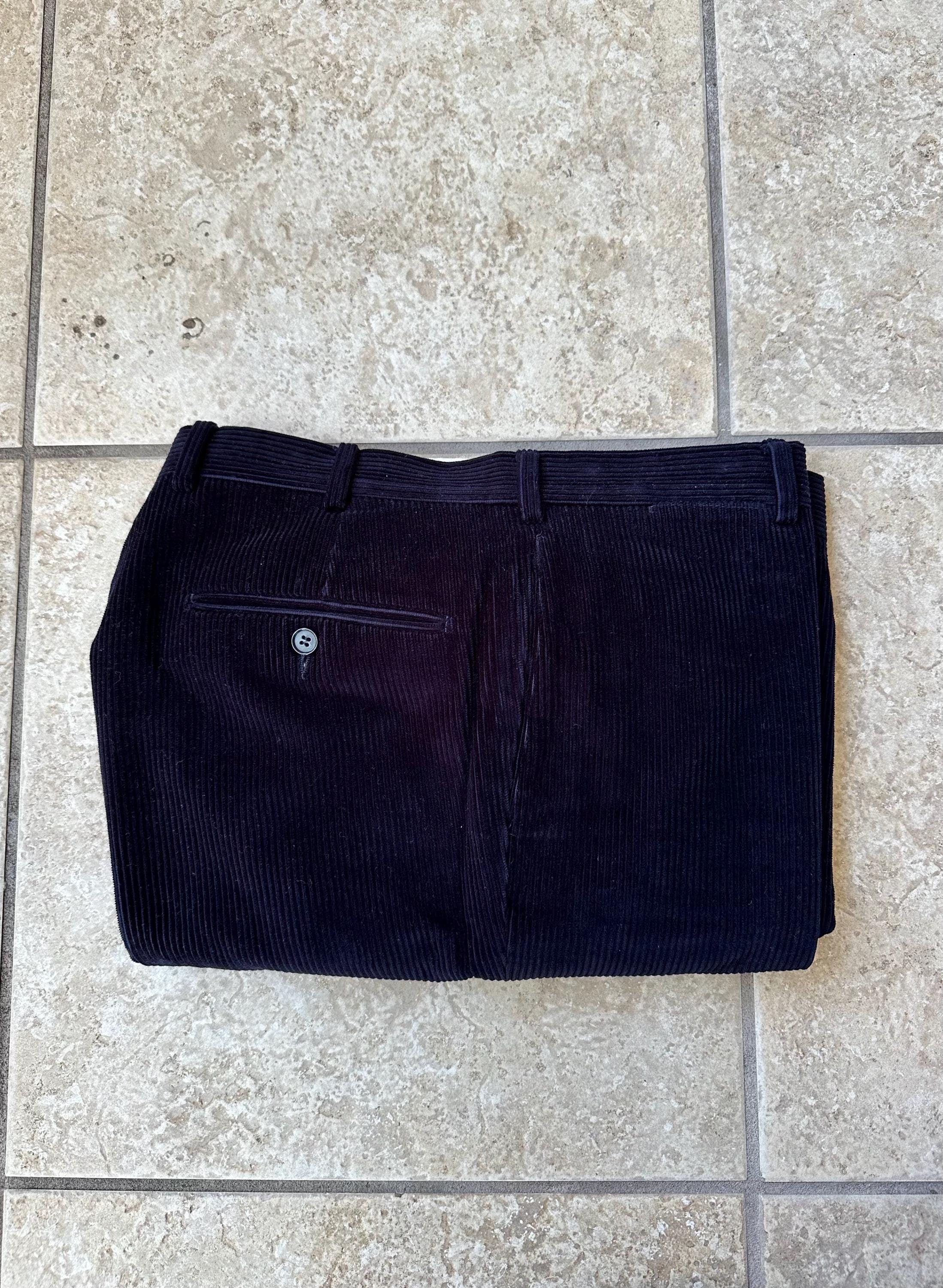 CIOTA × J.PRESS CORDUROY TROUSERS Navy Vintage J. PRESS Navy Blue Corduroy Trousers | 33 X 28 | Made in
