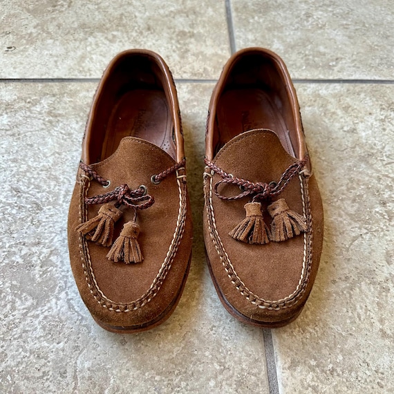 Mens Edward Green Paul Stuart Brown Leather Slip On Penny Loafers Shoes Size 9 D Paul Stuart Brown Dress Shoes for Men for sale | eBay main image 4