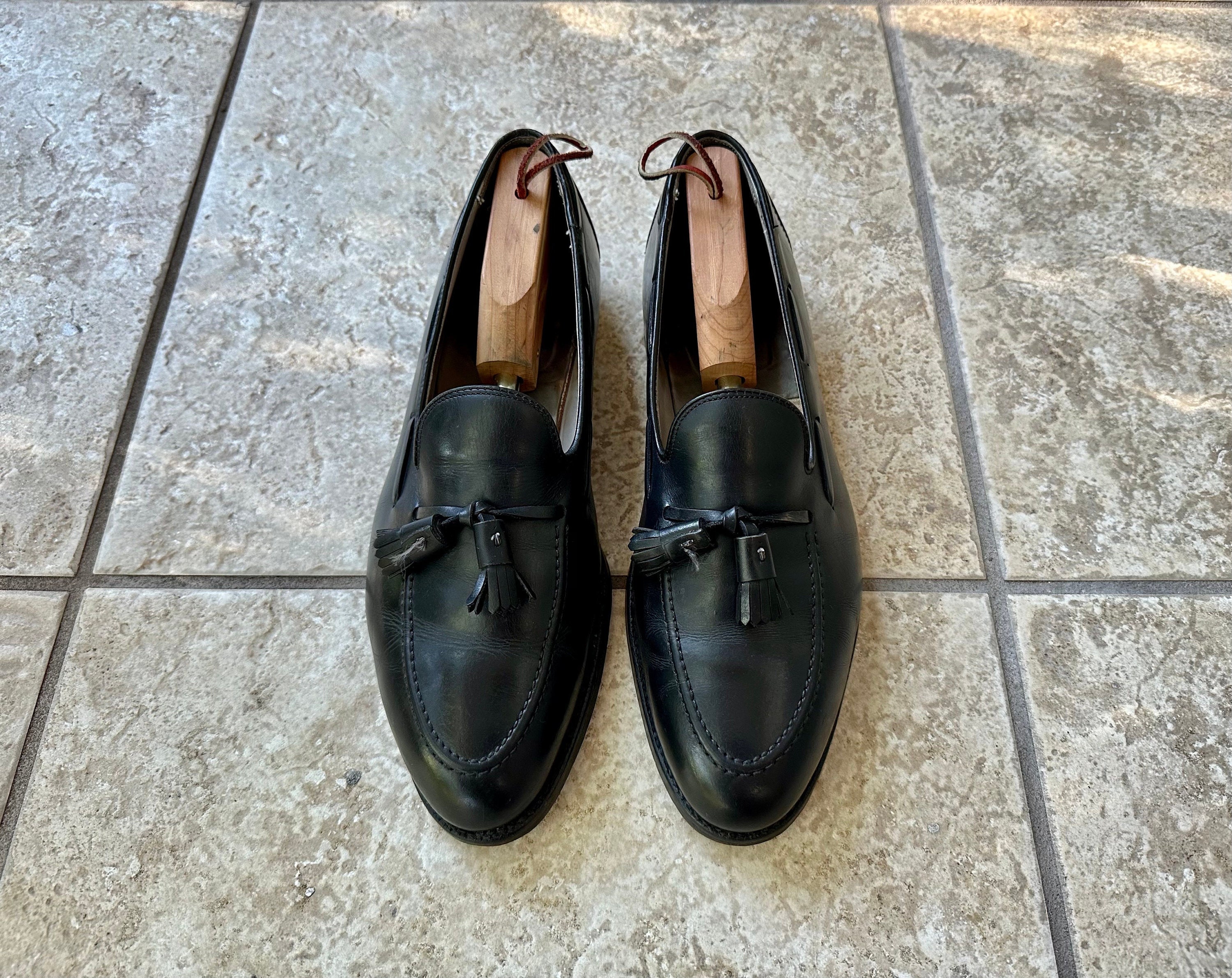 ど*ち様 Alden 770 タッセルローファー US7.5D Alden 770 Black Calfskin Tassel Loafer | Alden Model Project