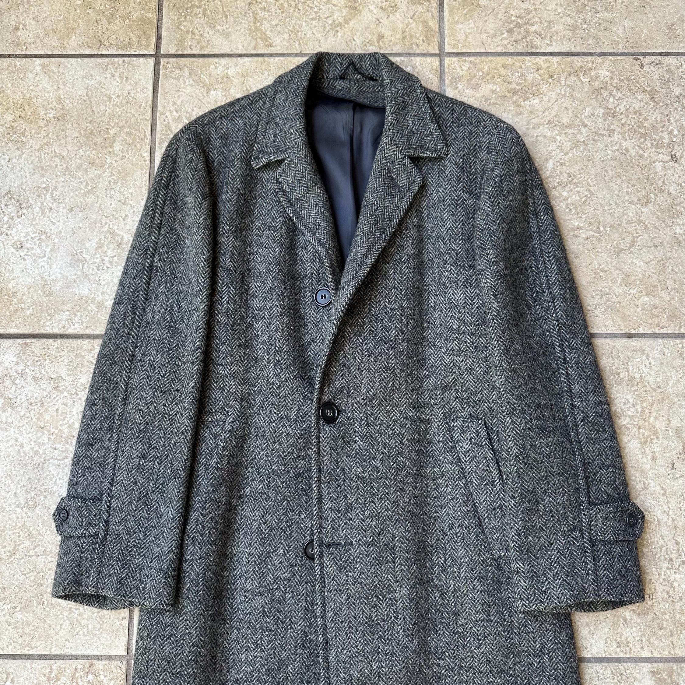 Harris Tweed Balmacaan - Etsy