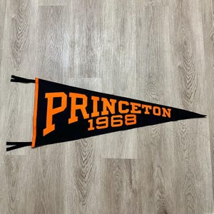 Princeton Pennant - Etsy