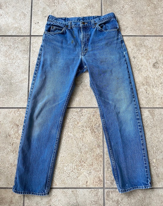 Vintage LEE RIDERS Blue Denim Jeans | 30 x 28 | M… - image 2