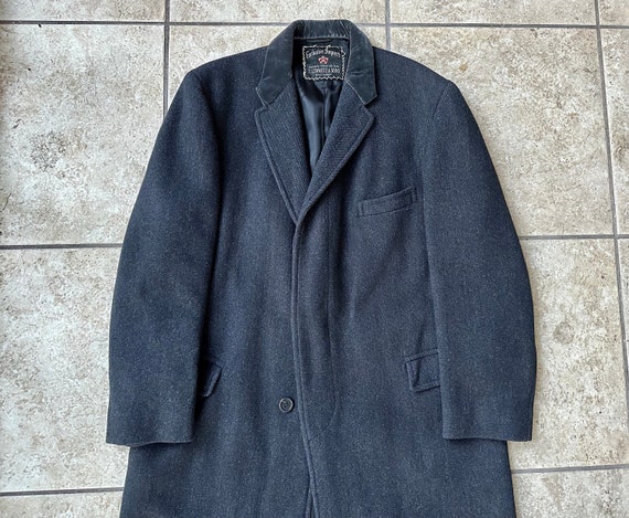 Grey hotsell chesterfield coat
