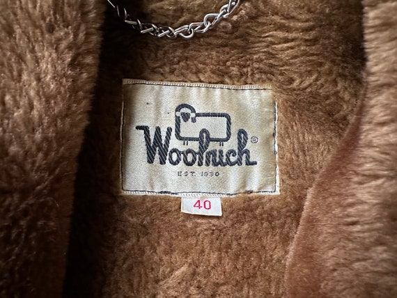 1970s WOOLRICH Brown Herringbone Tweed Car Coat w/ Fu… - Gem