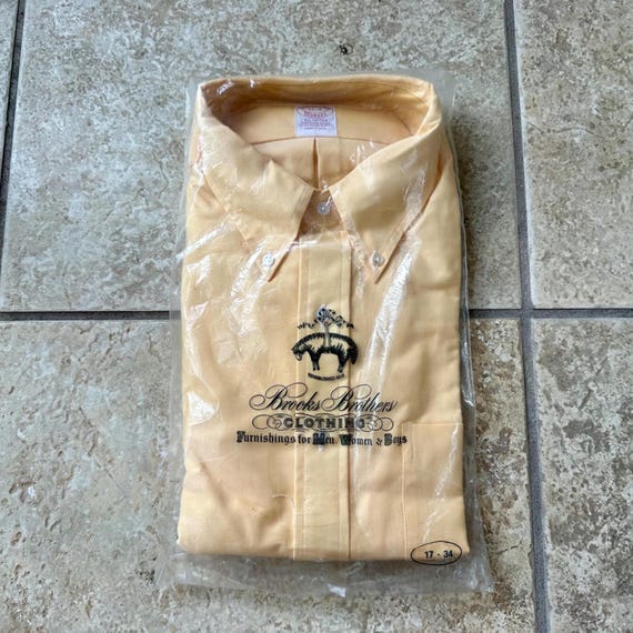 DEAD STOCK BROOKS BROTHERS ブルックスブラザーズ キルティング　ジレ ベスト　表記S　Ｌサイズ相当 ネイビー　新品展示品　ナイロン Deadstock 1960s BROOKS BROTHERS Yellow Tattersall Oxford Cloth