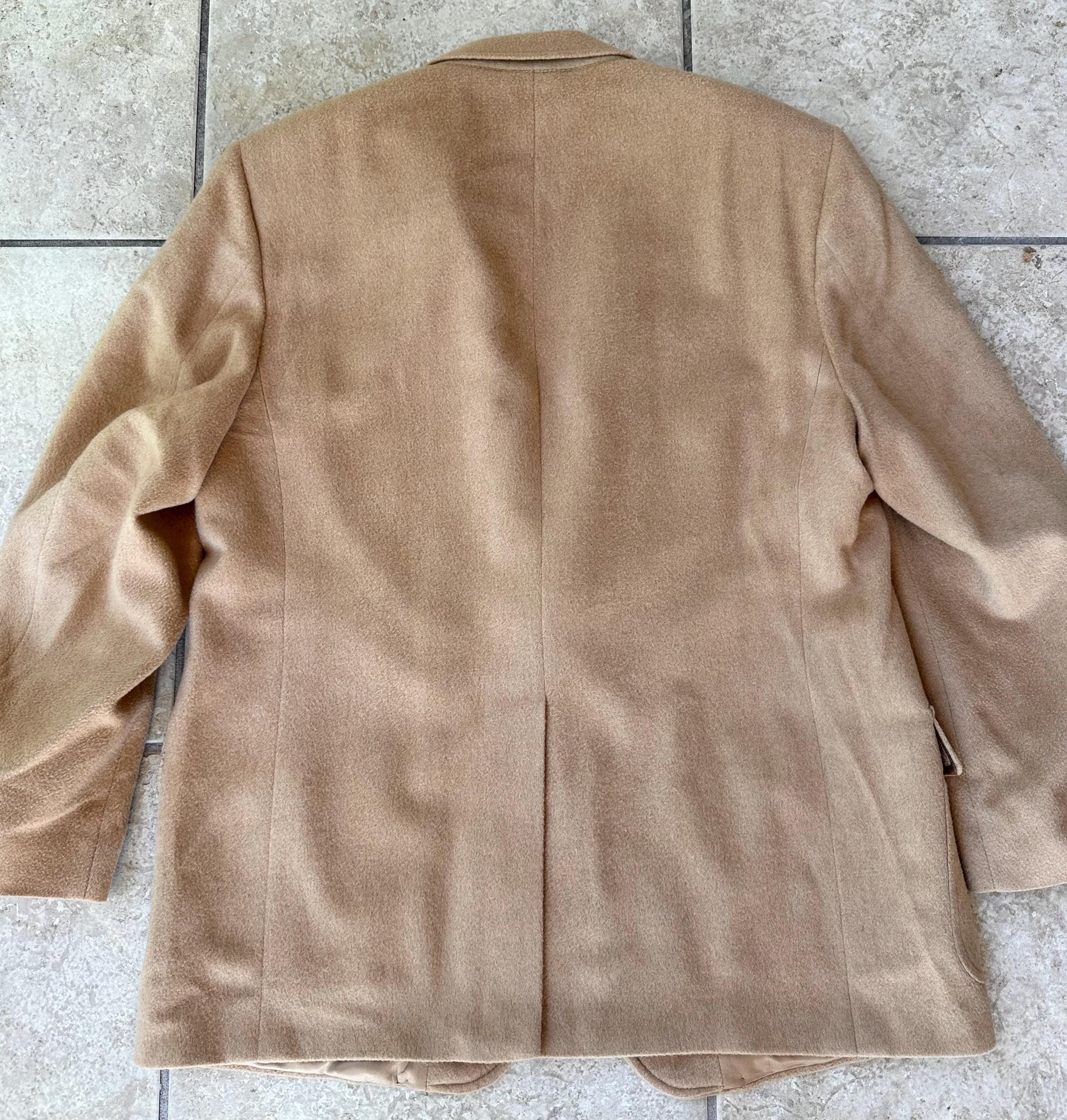 Vintage BROOKS BROTHERS Camel Hair Sack Sport Coat | 44 Regular 