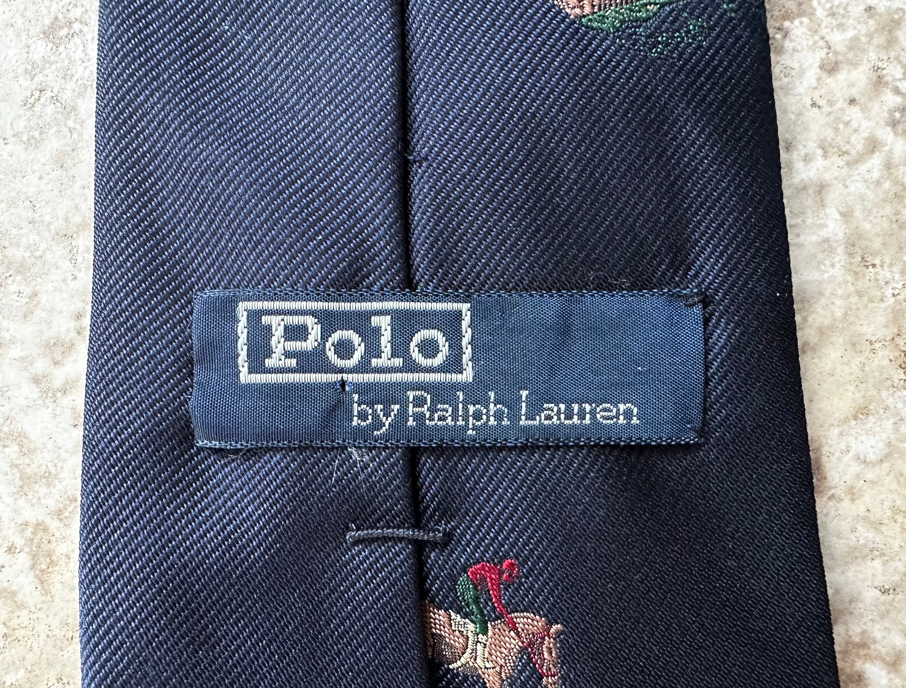 Vintage Polo Ralph Lauren Men's Tie, Plaid Wool, 80's | eBay