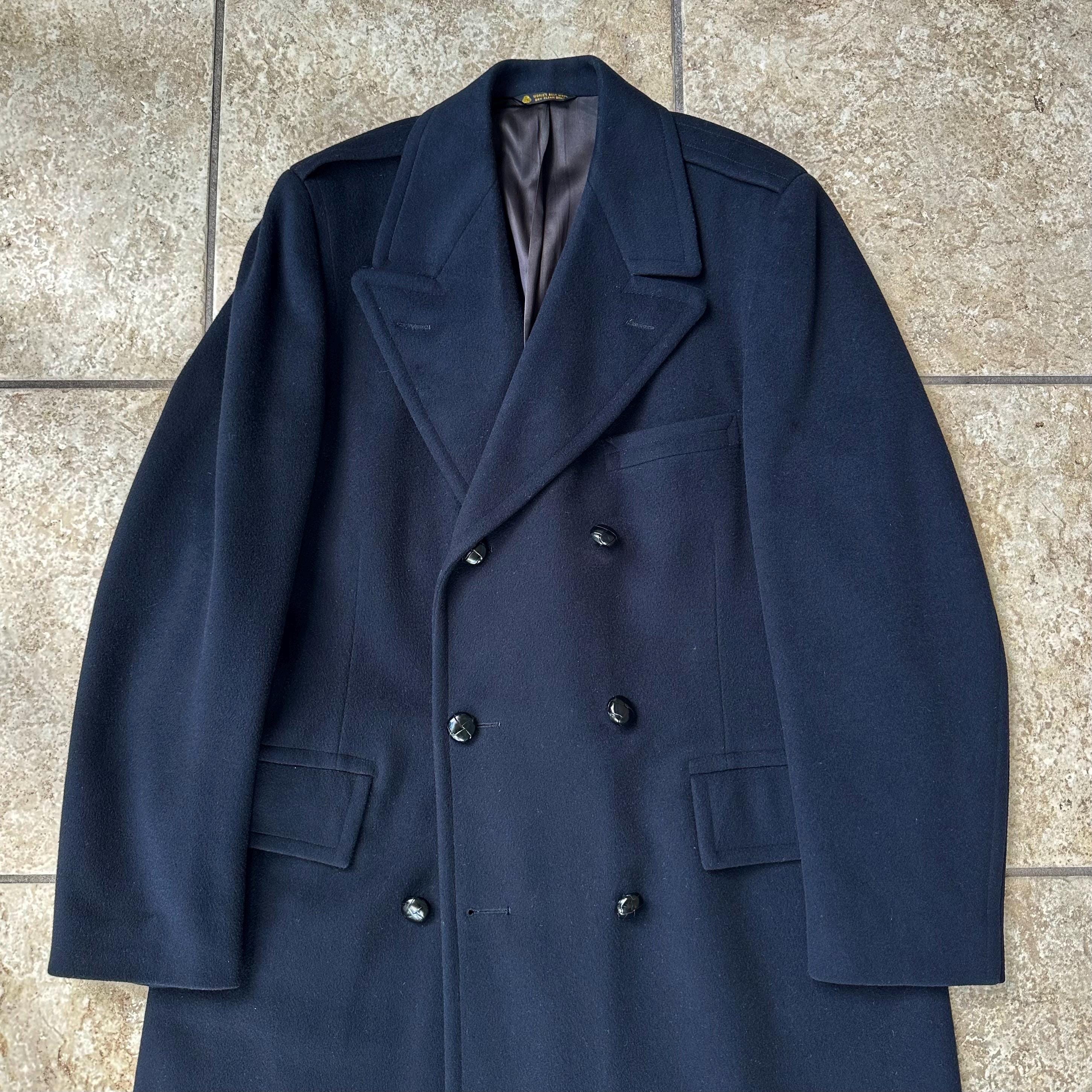 Long Balmacaan Coat Wool Men - Etsy