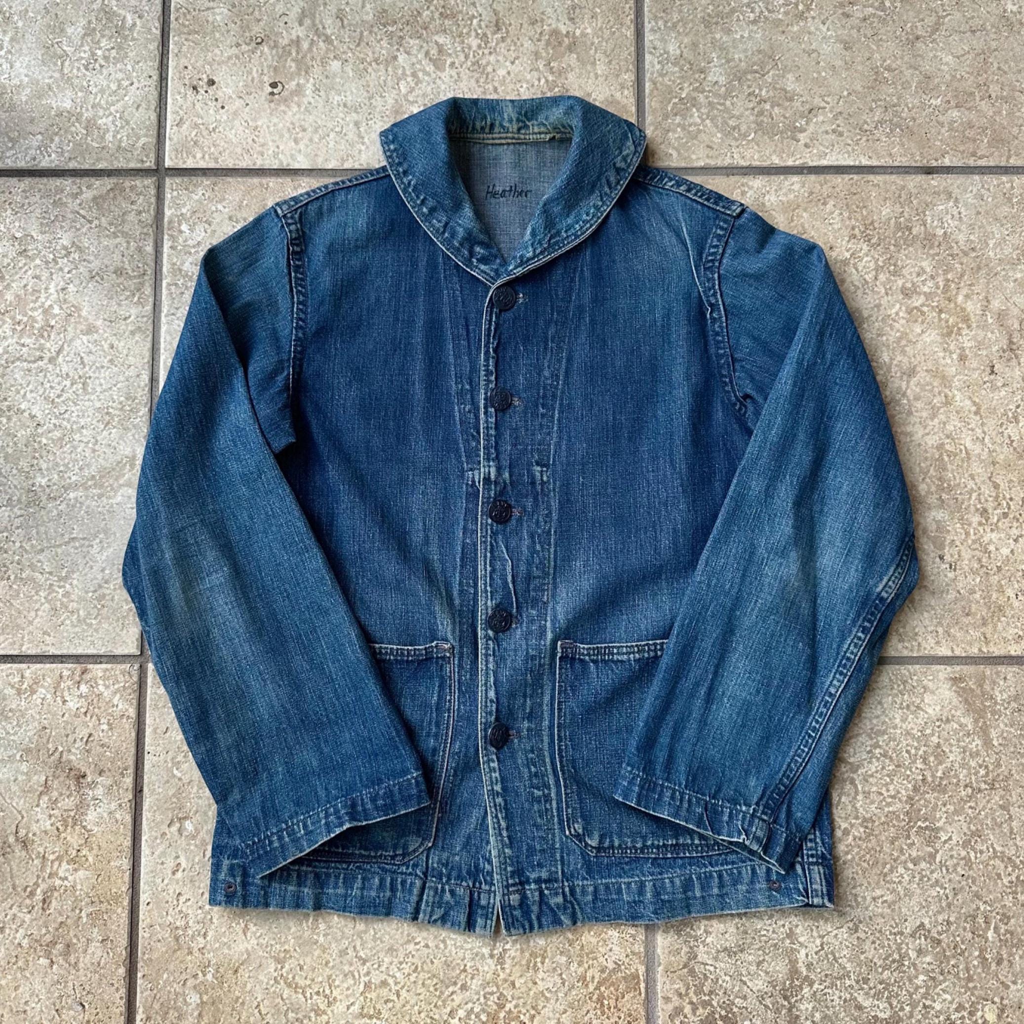 ジャケット・アウター 40s US Navy Shawl Collar Denim Jacket il_fullxfull.7282552830_aqeo.jpg