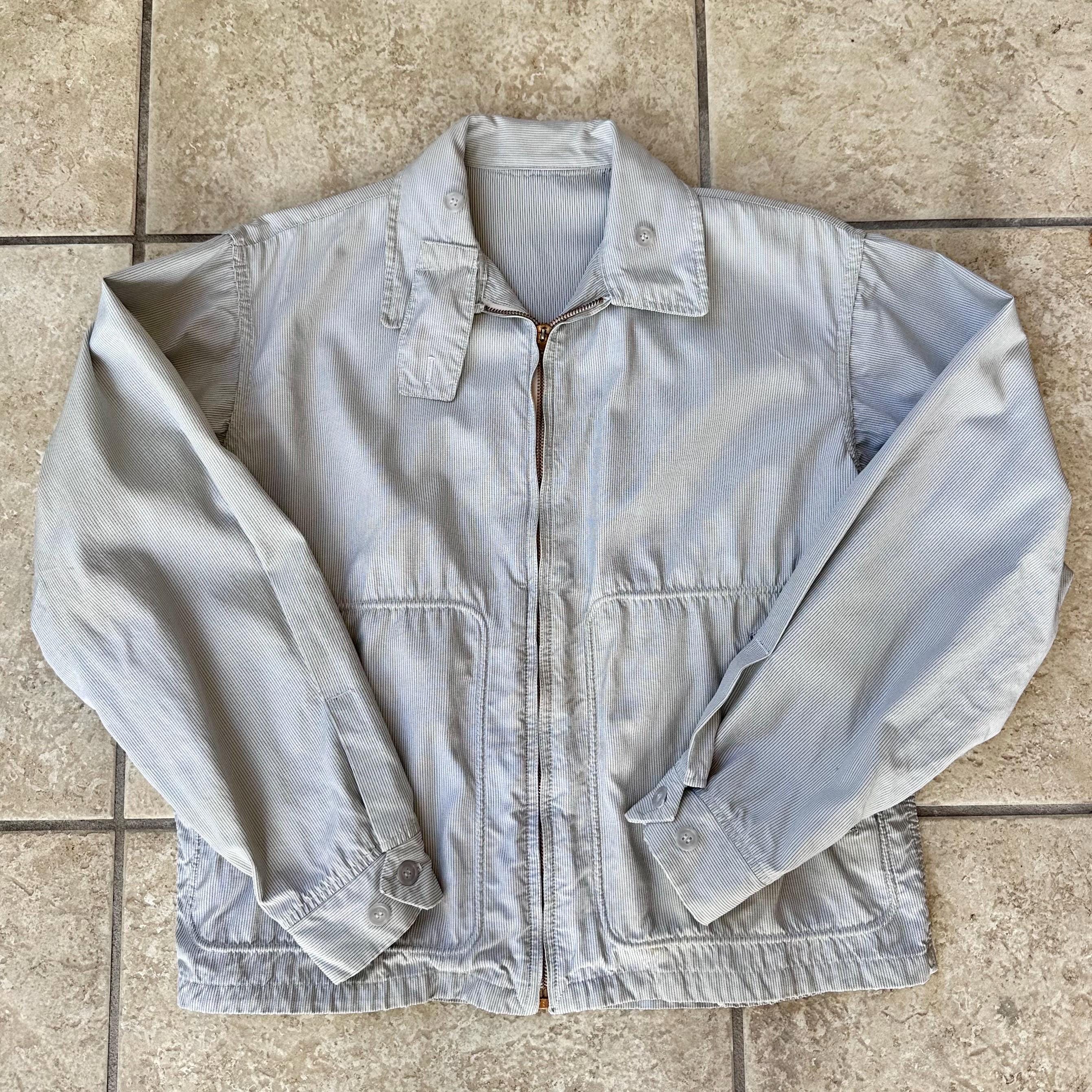 60s Mens Zipper Jacket - Etsy