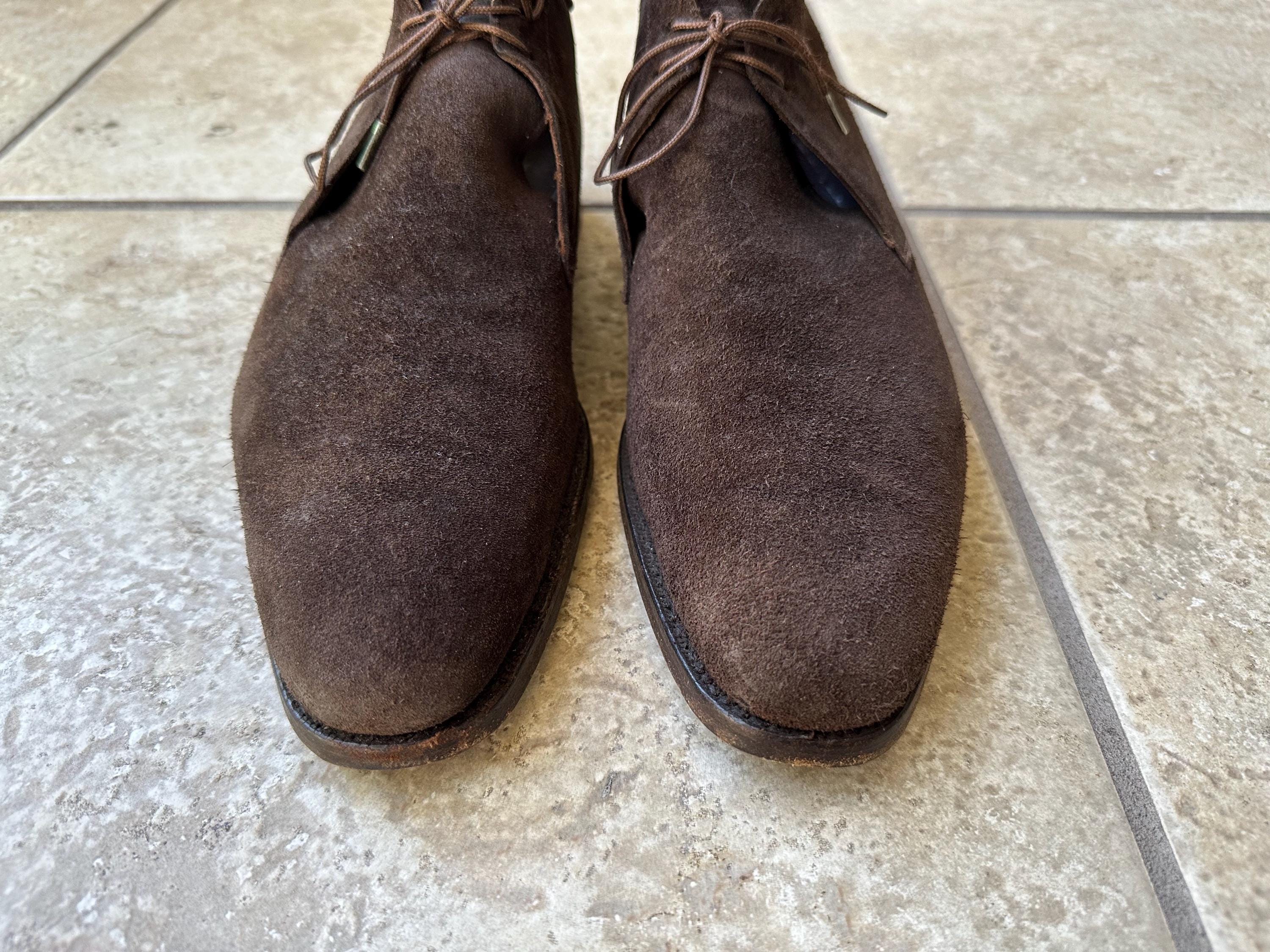 Henry Maxwell of London 
Men\'s Brown Leather Chukka Boots with Dainite Sole HENRY MAXWELL LONDON mens brown leather Shoes London UK 11 G  main image 2